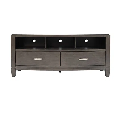 Hashem Solid Wood TV Stand for TVs up to 60" with Fireplace Included