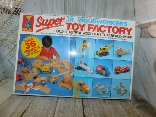 Vtg Billy Builder Super Toy Factory Kit Set, Craft Kits For Kids, Kit, Crafts, Childhood Memories, Gift, Daysgonebytreasures