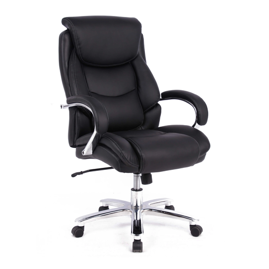 Tygerclaw Big and Tall Bond Leather Executive Chair - 28.7"X30.7"