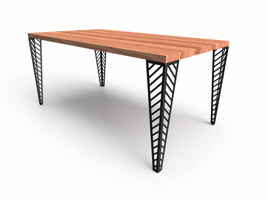 Industrial Style Table Legs, Metal Desk Console Coffee Flexio Line | B9