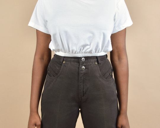 Brown Size 26 High Rise Vintage Denim 90S Jeans