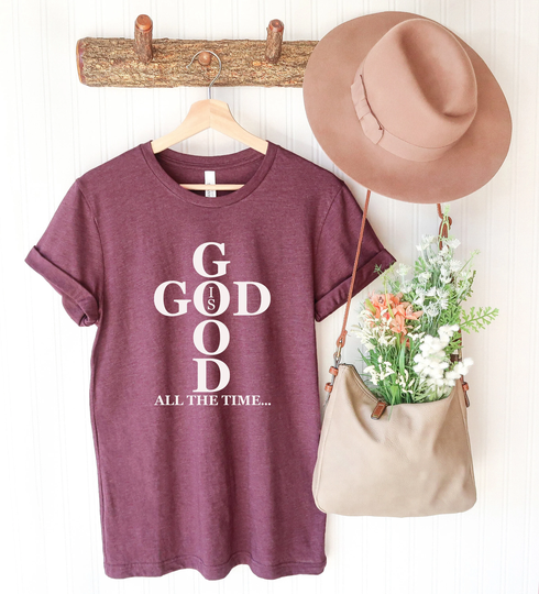 God Is Good T-Shirt, Comfort Color T-Shirt, Motivational Christian Shirts, Shirts For Women, Apparel, Clothing