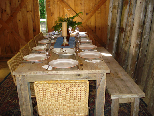 Rustic Table, Dining Table, Driftwood Table | 144"L X 30"W 30 Or 36"H | Pictured Is 120" 36" 30" High