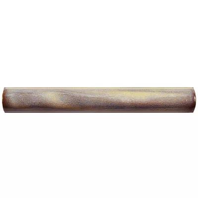 Antic Special 6" x 0.75" Glossy Ceramic Pencil Liner Tile Trim in Feelings Pergamon