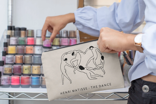 Matisse The Dance Makeup Bag -Aesthetic Makeup Bag, Aesthetic Pouch, Aesthetic Cosmetic Pencil Bag, Matisse Bag