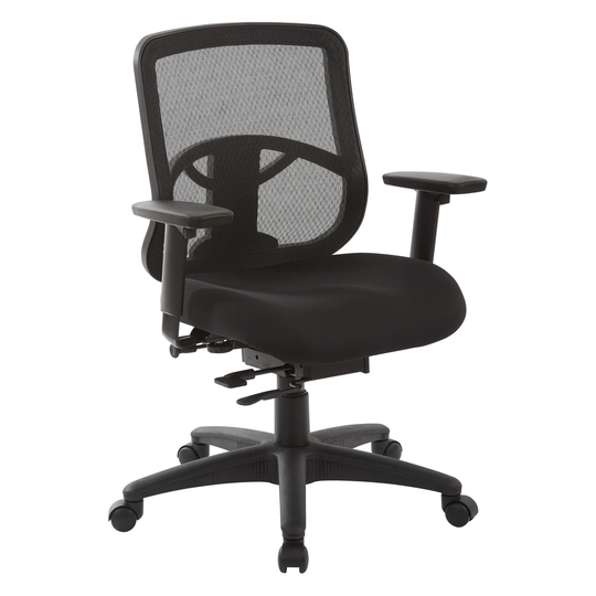 Mesh Back Task Chair with Padded Fabric Seat
