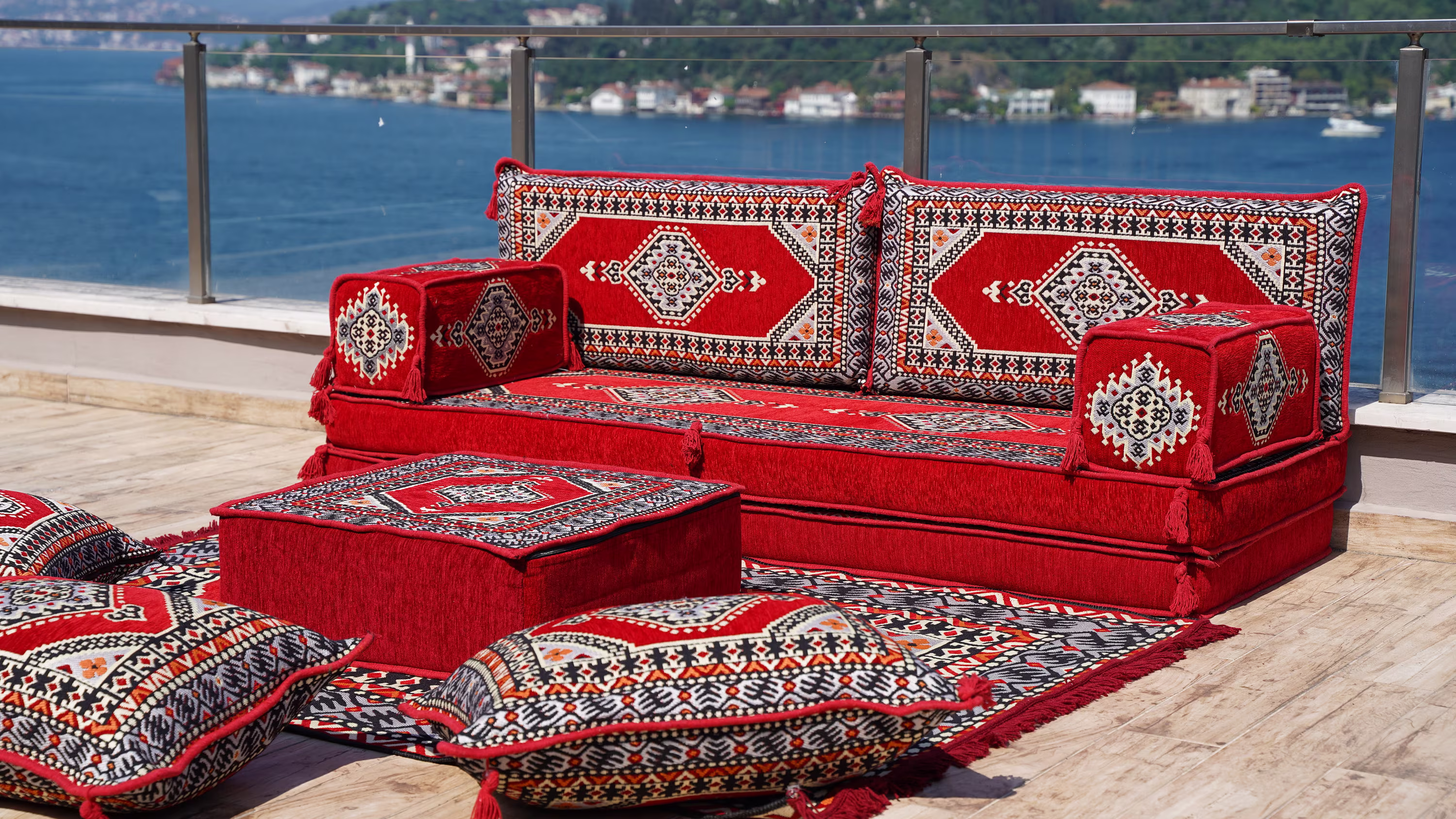 Arabic Floor Sofa Seating, Majlis, Livingroom Couch, Bohemian Furniture, Moroccan Cushion, Ethnic Cushion