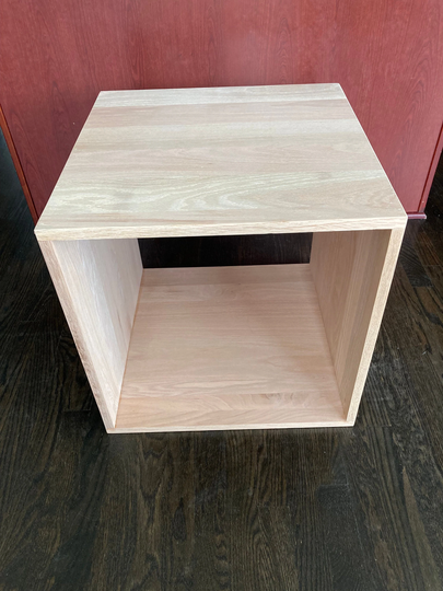 Custom Made End Table. Contact Me For Custom Sizes, Paint Or Stain Colors. Ideal Coffee Table, Table Open Cube Storage. Free Shipping