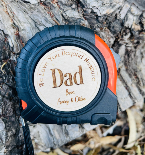 Tape Measure, Love Beyond Measure Personalized Gift For Dad, For Grandpa/Pawpaw, Personalized