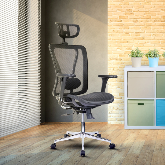 High Back Executive Mesh Office Chair with Arms