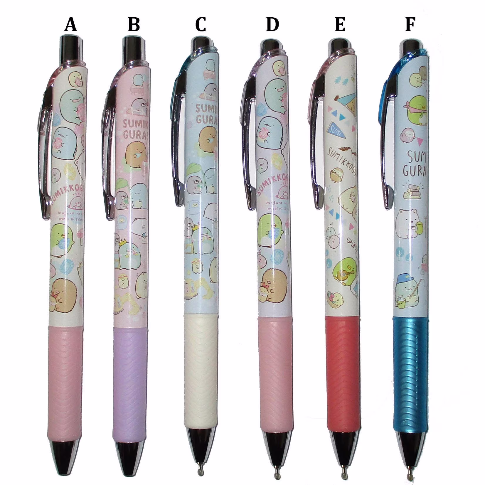 Japan San-X X Pentel Rilakkuma/Sumikko Gurashi Energel Mechanical Pencil Ballpoint Pen