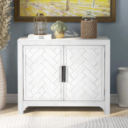 Modern Console Table , Sofa Table for Living Room with Shelves