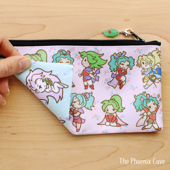 Terra & Esper Pencil Pouch - Ffvi Stationery Soft Pencil Case