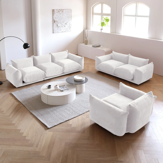 3 Pieces Living Room Furniture Sofa Sets