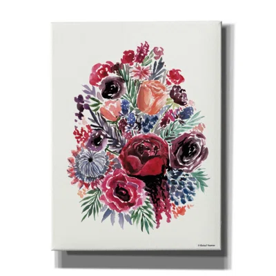 Moody Florals by Rachel Nieman - Wrapped Canvas Painting