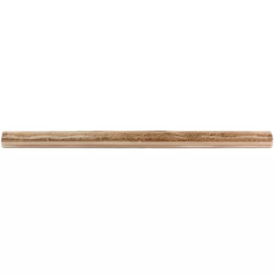 Moze 12" x 0.75" Ceramic Pencil Liner Tile Trim in Taupe