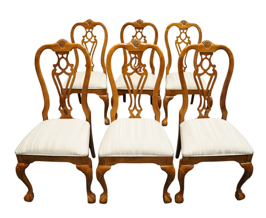 Set Of 6 Thomasville Furniture Fisher Park Collection Dining Side Chairs 24921-831