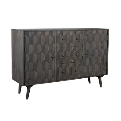 Dussault 3 Drawer Sideboard