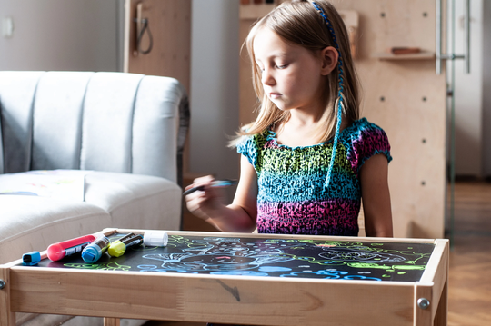 Chalkboard Decal For Ikea Latt Table, Chalkboard Sticker, Hack, Makeover, Table