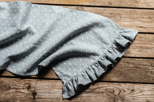 Linen Table Runner With Ruffled Edges, Linen Tablerunner, White Blue Green Rust Sand Ruffles