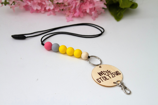 Teacher Lanyard | Pencil Id Badge Holder Gift Appreciation