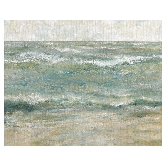 Masterpiece Art Gallery Shoreline 3 Ocean Canvas Art Print - Multi-color