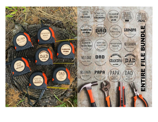 Father's Day Measuring Tape Personalized Tape Gifts For Dad