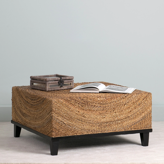 Woven Abaca Coffee Table