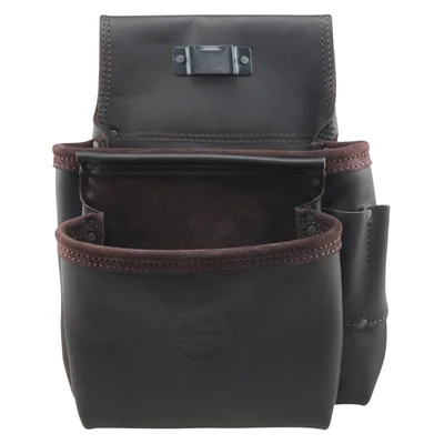 8-Pocket Oil Tanned Framers Nail Tools Pouch