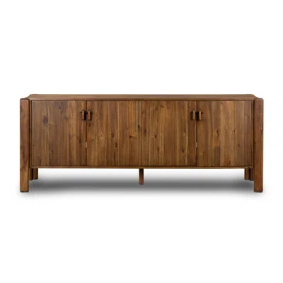Dhillan 79.5" Wide Acacia Solid Wood Sideboard