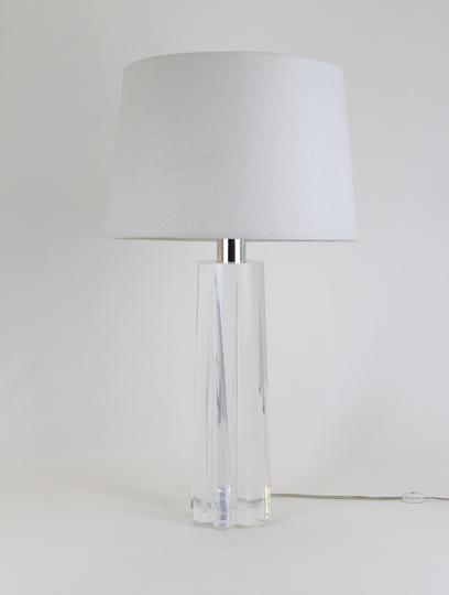 1970's Mid-Century Lucite Table Lamp