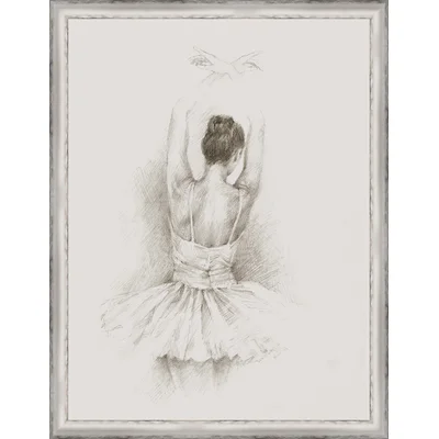 'Dance Study II' Framed Painting Print
