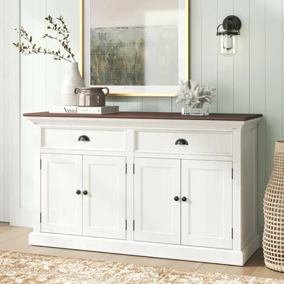 Carver 57.09" Wide 2 Drawer Sideboard
