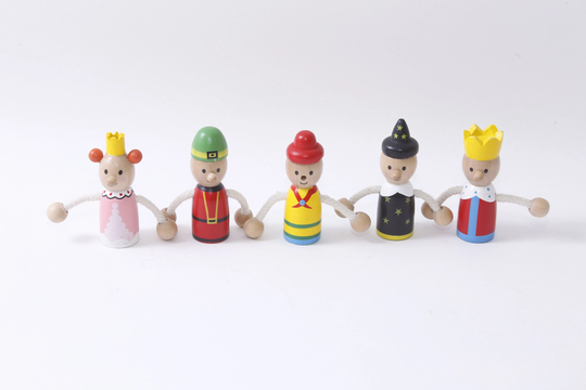 Vintage, Wooden Peg People, Pencil Toppers, Stress Ball, Anxiety Toy, Handmade, Handpainted, Wizard, Princess, King, Soldier 20-01-706