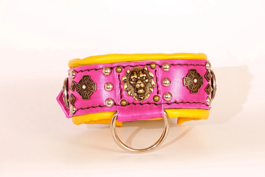 Female Dog Collar, Poodle Border Collie Amstaff Pocket Bully Pink For
