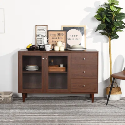 48.8" Wide 3 Drawer Sideboard