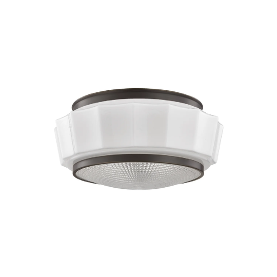 Hudson Valley Odessa 2-light Bronze Flush Mount