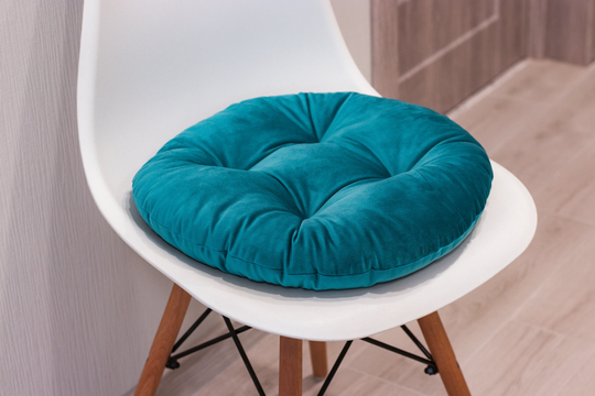 Handmade Velour Cushion For Chairs, Chair Cushions, Pads. More Colors Inside