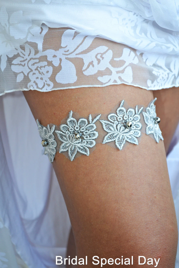 Wedding Garter Set Grey Lace For Brides, Garters Bridal Garter, Handmade Silver Gray Of Belt