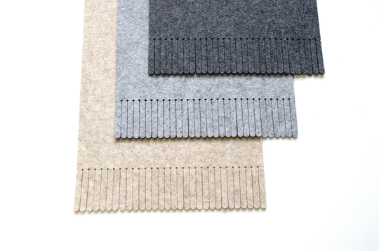 Table Runner Boho/Felt /Minimal Decor /Beige