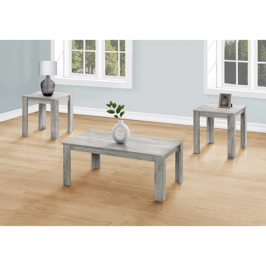 Monarch Specialties -Table Set - 3Pcs Set - 44"L x 22"W x 15"H