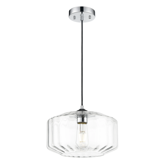 Light Society Knox Pendant Light - Chrome/Clear