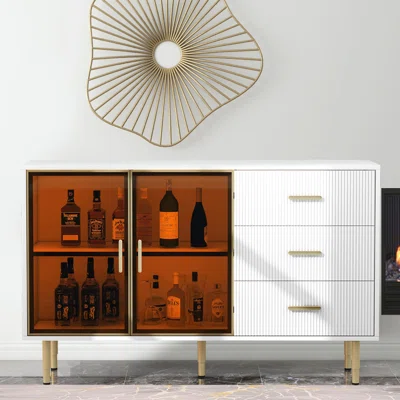 Jamaire 60" Wide 3 Drawer Sideboard