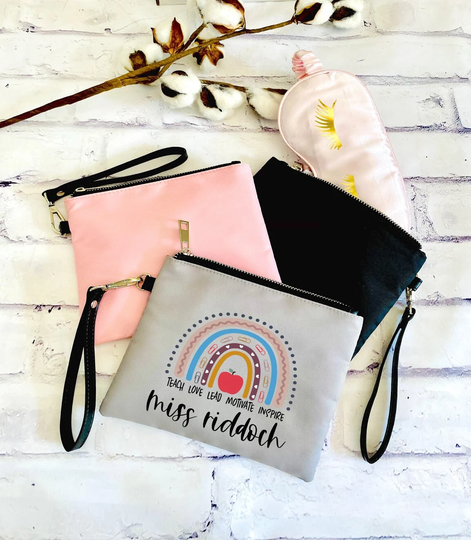 Teacher Appreciation Gift, School Christmas Gift For Teacher, End Of The Year Pencil Pouch, Graduation For Teacher