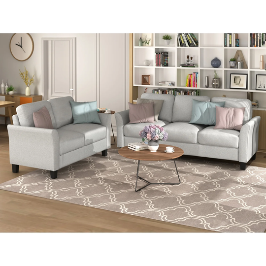 Living Room Sofa Set with Loveseat Sofa and 3-seat sofa