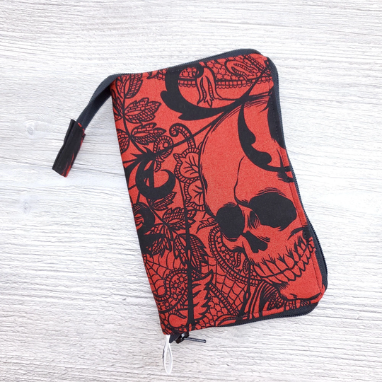 stitch Marker Organizer Alexander Henry After Dark Red #dopewomencreating #crazydopecool #stilldope, Progress Keeper Case S683
