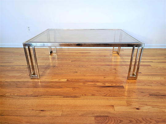 Vintage 1970's Brass Coffee Table