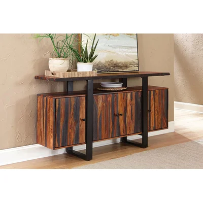 Abra 79.25" Wide Sheesham Wood Sideboard