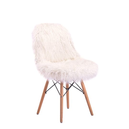 Carson Carrington Safvaston Mongolian Faux Fur Fuzzy Chair