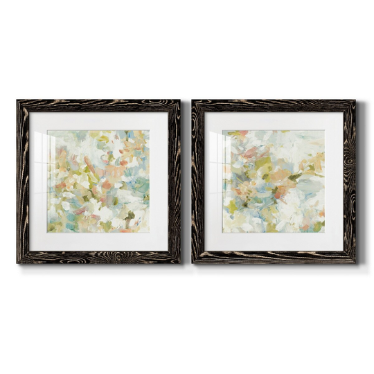 FLORAL BLUSH-Premium Framed Canvas- Ready to Hang - Multi-Color